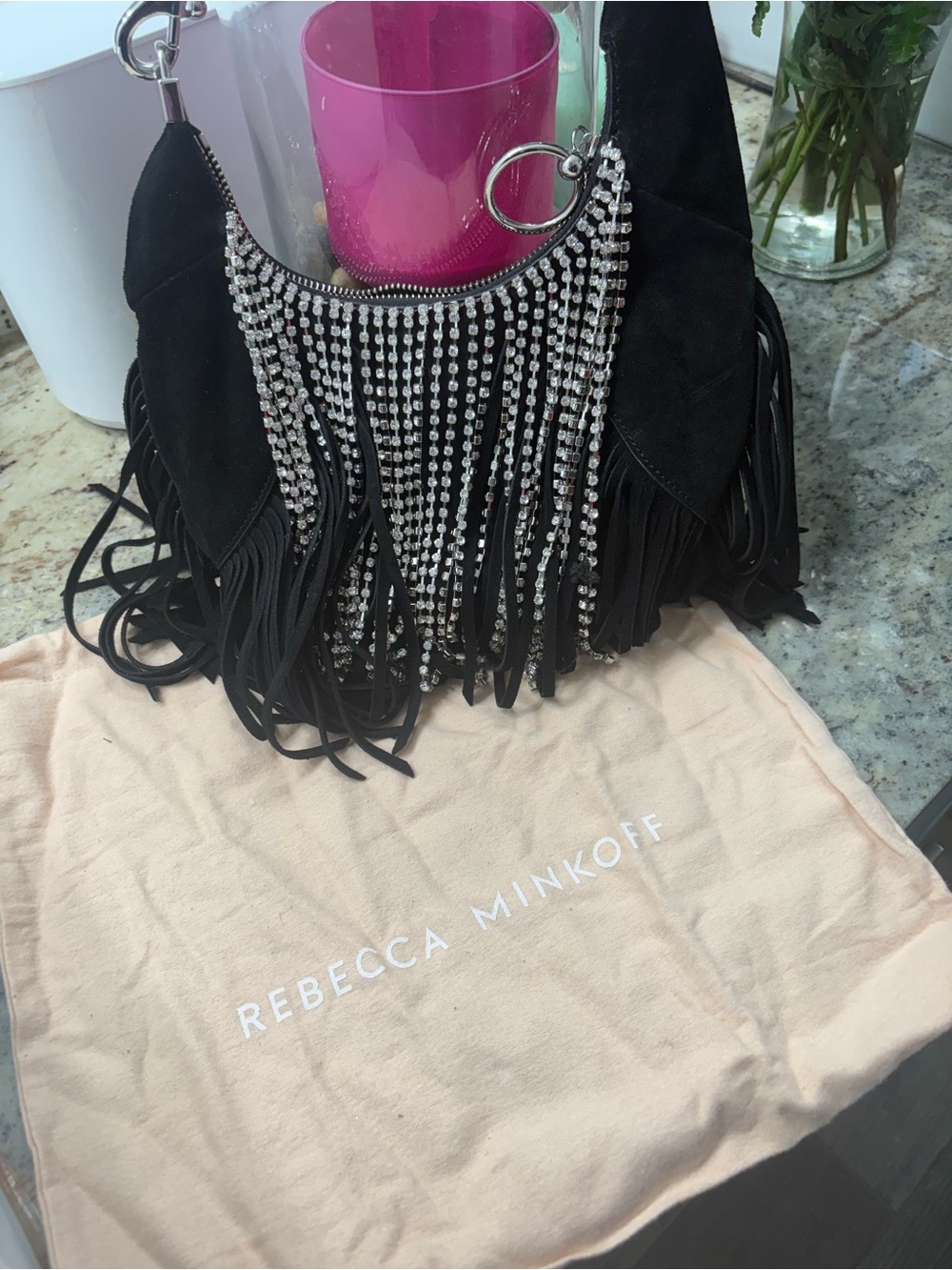 Rebecca Minkoff Black Interior Zip Pouch - Picture 2 of 5